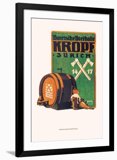 Bayristhe Bierhalle Kroph-null-Framed Art Print