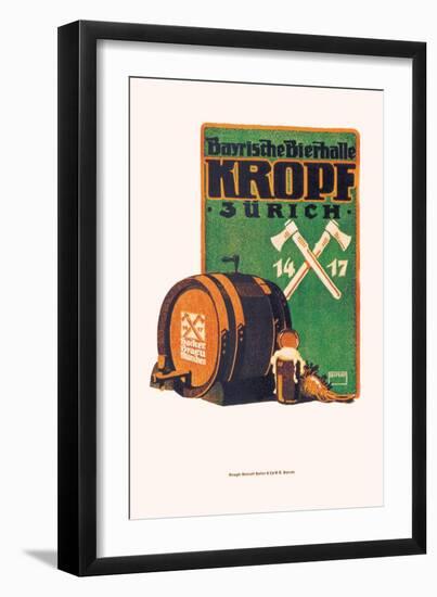 Bayristhe Bierhalle Kroph-null-Framed Art Print