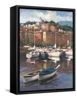 Bayside Harbor II-Furtesen-Framed Stretched Canvas