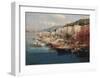 Bayside Harbor III-Furtesen-Framed Art Print