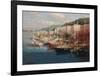 Bayside Harbor III-Furtesen-Framed Art Print