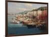 Bayside Harbor III-Furtesen-Framed Art Print