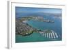 Bayswater Marina, Waitemata Harbour, Auckland, North Island, New Zealand-David Wall-Framed Photographic Print