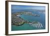 Bayswater Marina, Waitemata Harbour, Auckland, North Island, New Zealand-David Wall-Framed Photographic Print