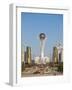 Bayterek Tower, Astana, Kazakhstan, Central Asia, Asia-Jane Sweeney-Framed Photographic Print