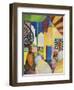 Bazaar, 1914-August Macke-Framed Giclee Print