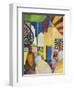 Bazaar, 1914-August Macke-Framed Giclee Print