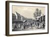 Bazaar at Cabul, in the Fruit Season, 1847-B Clayton-Framed Giclee Print