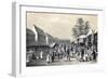 Bazaar at Cabul, in the Fruit Season, 1847-B Clayton-Framed Giclee Print