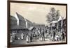 Bazaar at Cabul, in the Fruit Season, 1847-B Clayton-Framed Giclee Print