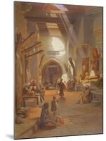 Bazaar at Girgah, One of 24 Illustrations Produced by G.W. Seitz, Printed C.1873-Carl Friedrich Heinrich Werner-Mounted Giclee Print