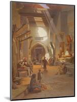 Bazaar at Girgah, One of 24 Illustrations Produced by G.W. Seitz, Printed C.1873-Carl Friedrich Heinrich Werner-Mounted Giclee Print