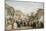 Bazaar at Kabul During the Fruit Season, First Anglo-Afghan War, 1838-1842-James Atkinson-Mounted Giclee Print