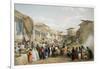 Bazaar at Kabul During the Fruit Season, First Anglo-Afghan War, 1838-1842-James Atkinson-Framed Giclee Print