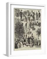 Bazaar at Willis's Rooms in Aid of Dr Barnardo's Homes for Destitute Children-Alfred Courbould-Framed Premium Giclee Print