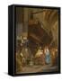 Bazaar in Constantinople-Stanislav Khlebovsky-Framed Stretched Canvas