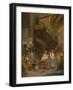 Bazaar in Constantinople-Stanislav Khlebovsky-Framed Giclee Print