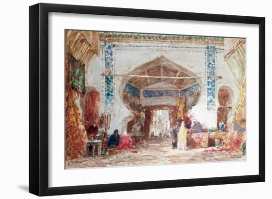 Bazaar in Constantinople-Felix Ziem-Framed Giclee Print