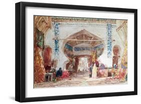 Bazaar in Constantinople-Felix Ziem-Framed Giclee Print