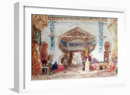 Bazaar in Constantinople-Felix Ziem-Framed Giclee Print