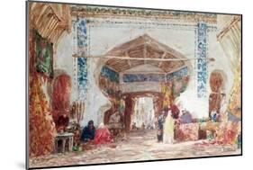 Bazaar in Constantinople-Felix Ziem-Mounted Giclee Print