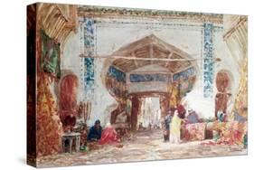 Bazaar in Constantinople-Felix Ziem-Stretched Canvas