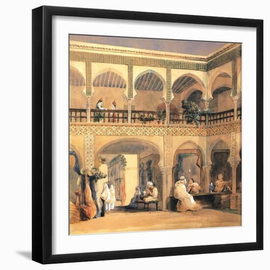 Bazaar in Orleans, 1840S-Théodore Chassériau-Framed Giclee Print
