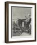 Bazaar Near the Street of the Mooskee at Cairo-Charles Auguste Loye-Framed Giclee Print