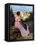 Bazille: Pink Dress, 1864-Frederic Bazille-Framed Stretched Canvas