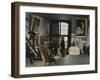 Bazille's Studio, c.1870-Frederic Bazille-Framed Giclee Print