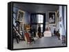 Bazille's Studio-Frederic Bazille-Framed Stretched Canvas