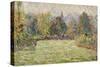 Bazincourt Countryside-Camille Pissarro-Stretched Canvas