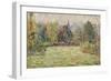 Bazincourt Countryside-Camille Pissarro-Framed Giclee Print