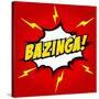 Bazinga! Comic Speech Bubble, Cartoon-jirawatp-Stretched Canvas