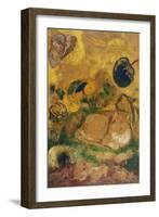 Bazon: the Artist's Cat; Bazon: Le Chat De L'Artiste-Odilon Redon-Framed Giclee Print