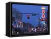 BB King's Club, Beale Street Entertainment Area, Memphis, Tennessee, USA-Walter Bibikow-Framed Stretched Canvas