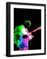 BB King Watercolor II-Lana Feldman-Framed Art Print