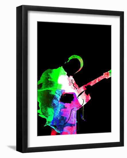 BB King Watercolor II-Lana Feldman-Framed Art Print