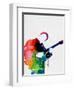 BB King Watercolor-Lora Feldman-Framed Premium Giclee Print