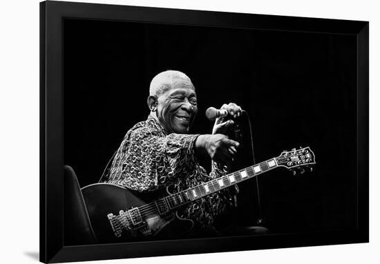 BB King-Alice Lorenzini-Framed Art Print