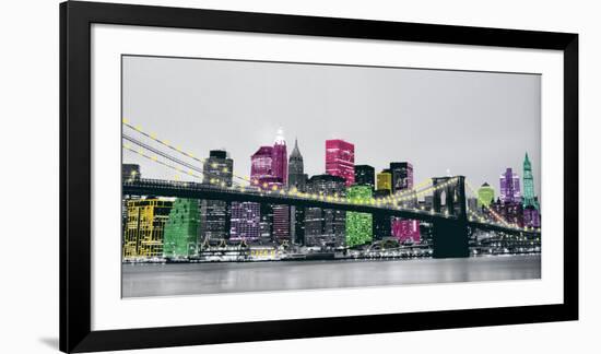 BB Night: Pier 17-Anne Valverde-Framed Art Print