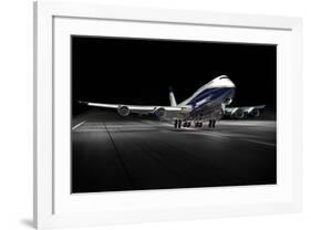 BBJ MAX 8 based on the 737 MAX 8-null-Framed Art Print