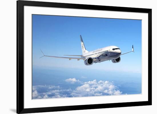 BBJ MAX 8 based on the 737 MAX 8-null-Framed Premium Giclee Print