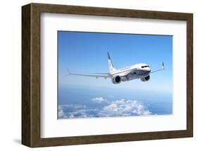 BBJ MAX 8 based on the 737 MAX 8-null-Framed Art Print