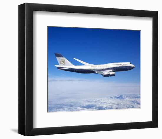 BBJ MAX 8 based on the 737 MAX 8-null-Framed Art Print