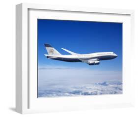 BBJ MAX 8 based on the 737 MAX 8-null-Framed Art Print