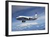 BBJ MAX 8 based on the 737 MAX 8-null-Framed Art Print