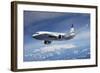 BBJ MAX 8 based on the 737 MAX 8-null-Framed Art Print