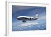 BBJ MAX 8 based on the 737 MAX 8-null-Framed Art Print