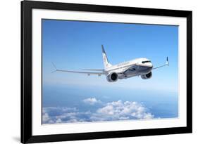 BBJ MAX 8 based on the 737 MAX 8-null-Framed Premium Giclee Print